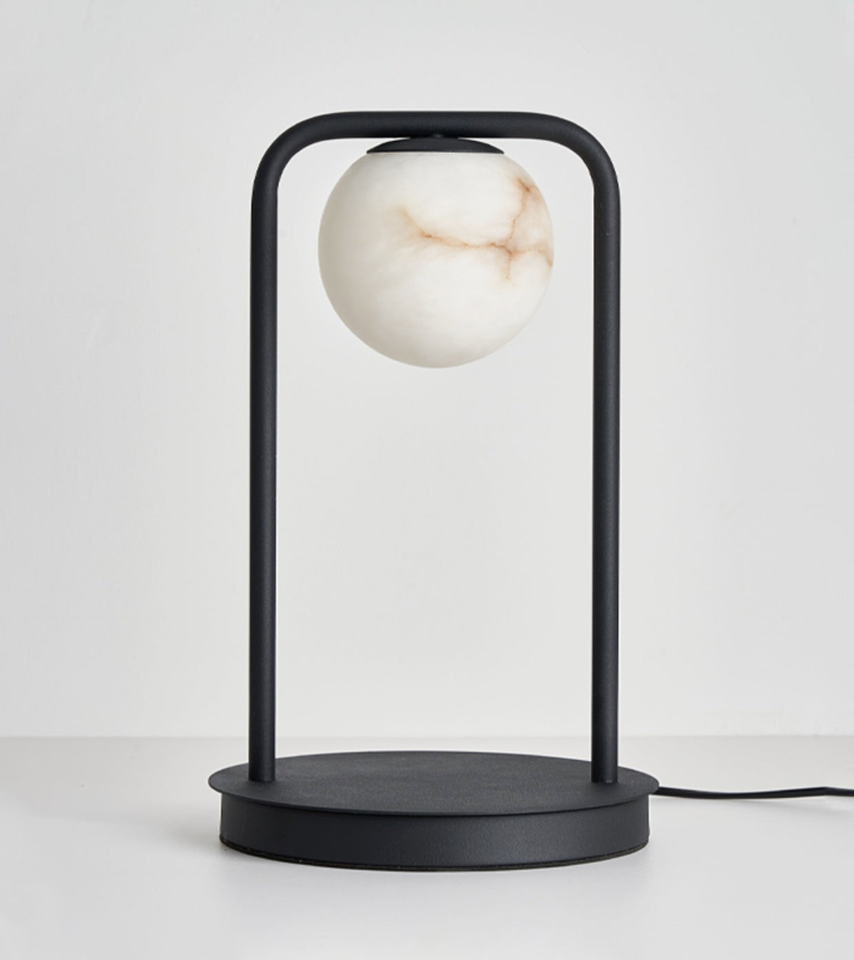 Alabaster Tribeca Black Table Lamp