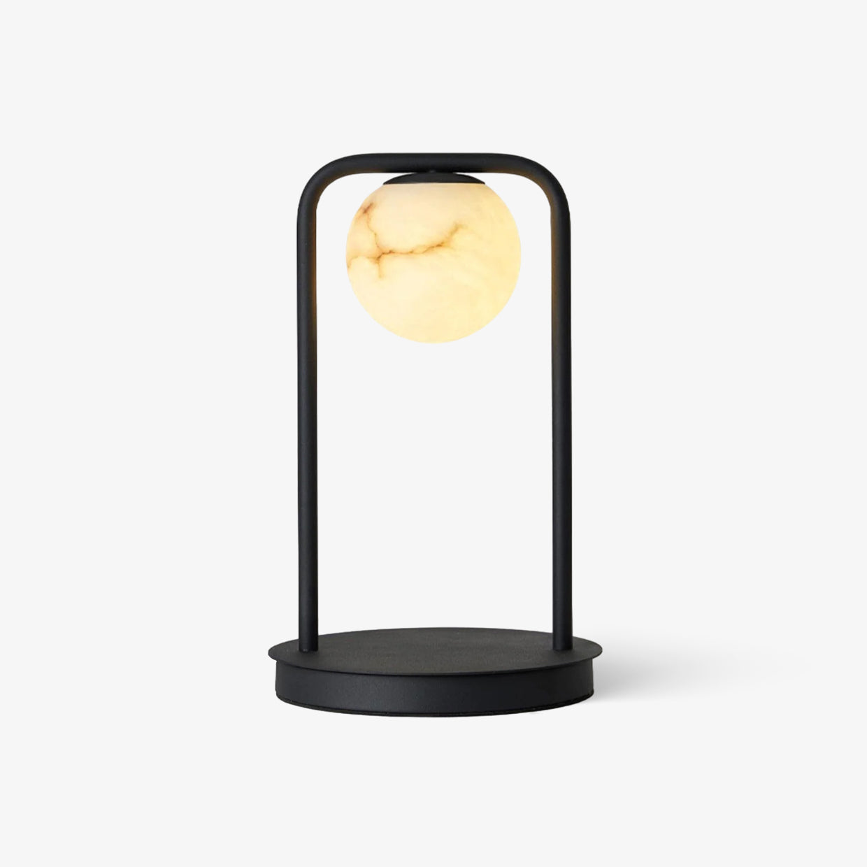 Alabaster Tribeca Black Table Lamp