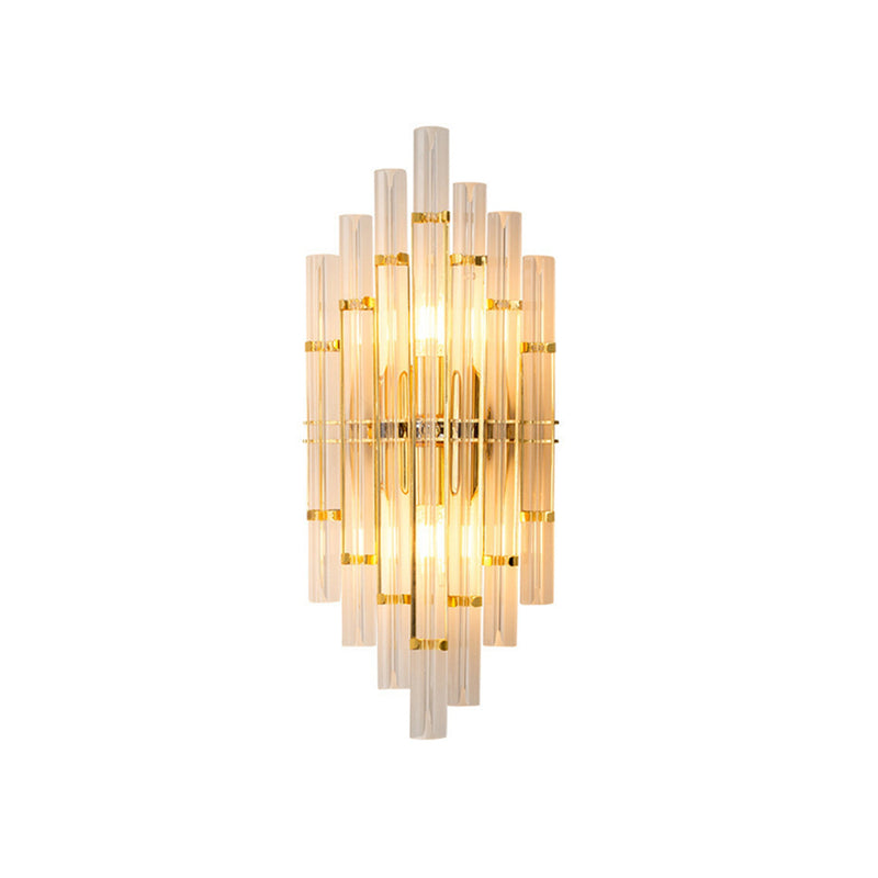 Tube Clear Crystal Wall Light | Korewolamp