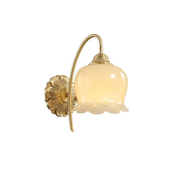 Valley Flower Brass Wall Lamp