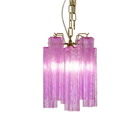 Vintage Amethyst Murano Glass Chandelier | Korewolamp