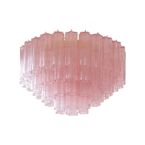 Vintage Murano Pink Glass Ceiling Light | Korewolamp