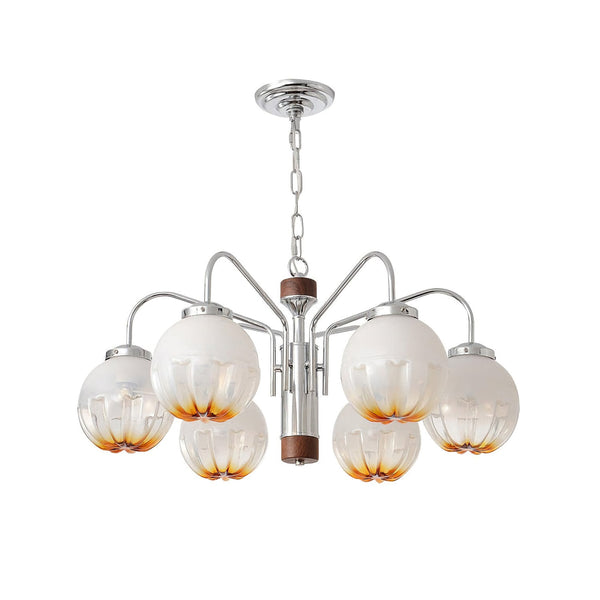 Flower Bud Glass Chandelier