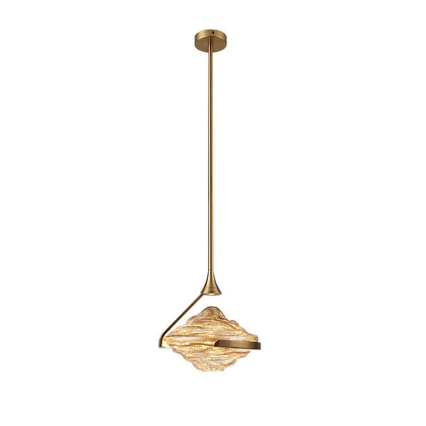 Wavy Glass Modern Pendant Light