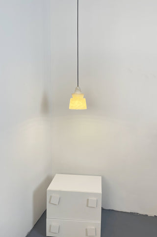 White Alabaster Pendant Light