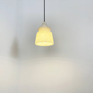 White Alabaster Pendant Light