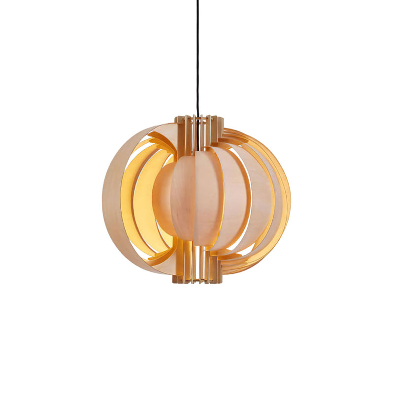 Wooden Lantern Pendant Lamp | Korewolamp