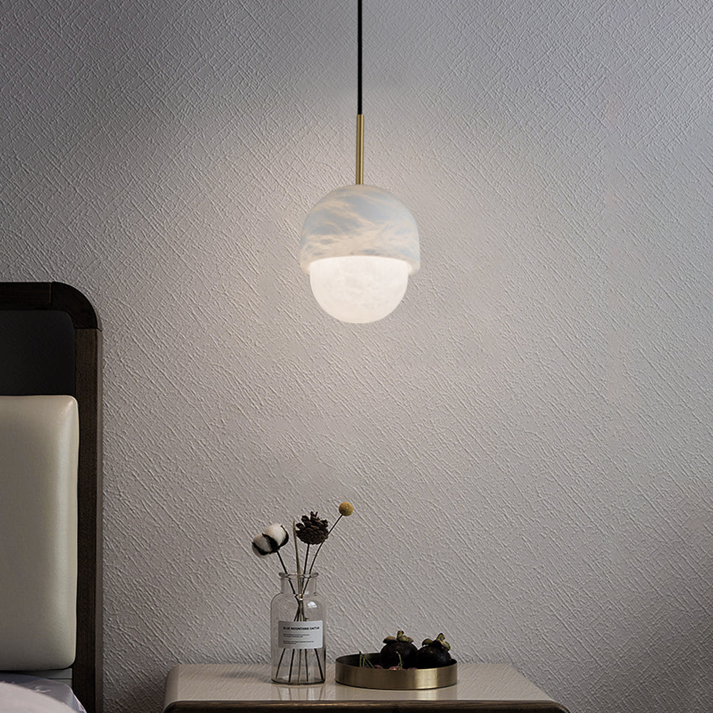 Modern Alabaster Yoko Pendant Lamp