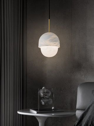 Modern Alabaster Yoko Pendant Lamp