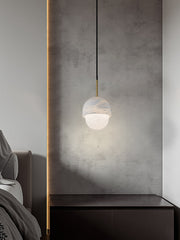 Modern Alabaster Yoko Pendant Lamp