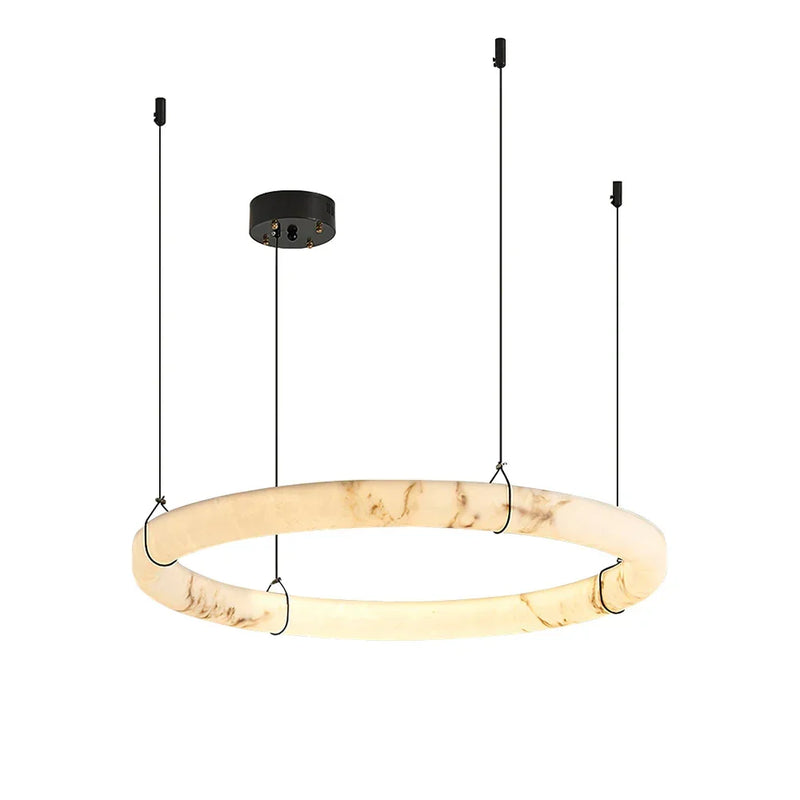 Alabaster Aura Circular Chandelier | Korewolamp
