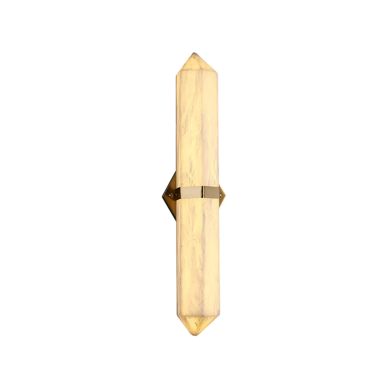 Alabaster Obelisk Wall Sconce | Korewolamp