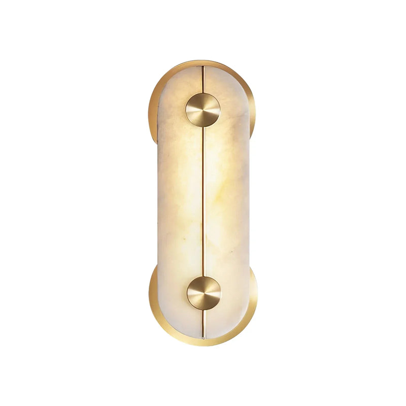 Alabaster Obvara Oval Wall Light | Korewolamp