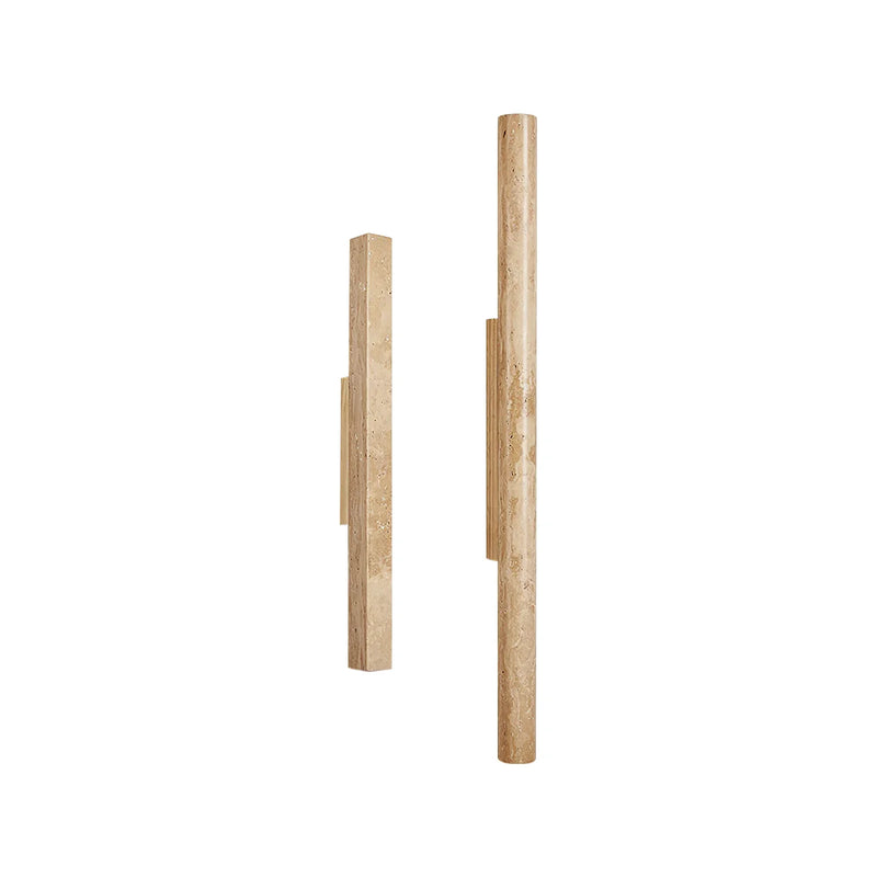 Column Travertine Wall Light | Korewolamp