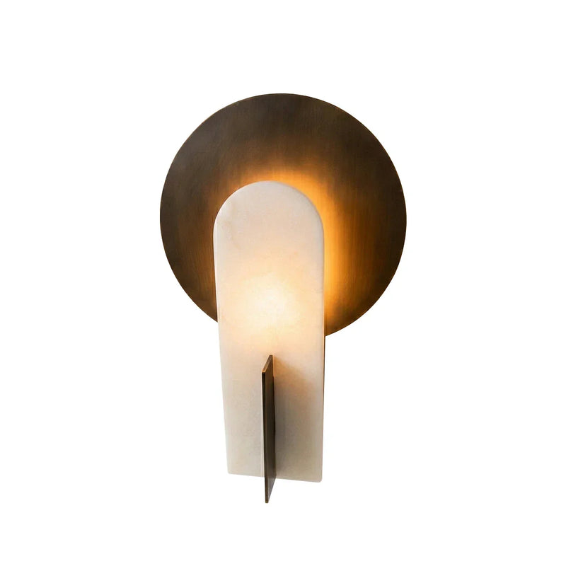 Eclipse Alabaster Oval Table Lamp | Korewolamp