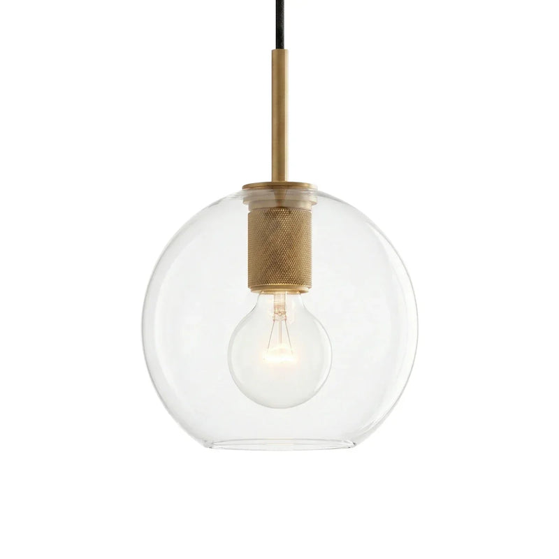Geometric Transparent Glass Pendant Light | Korewolamp