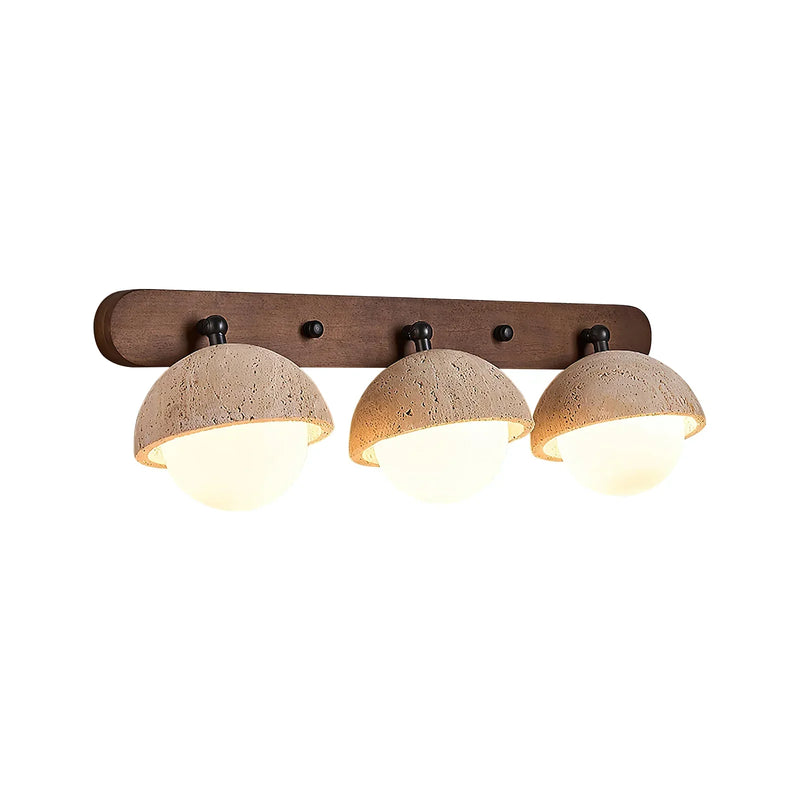 Globe Pecherna Travertine Wall Sconce | Korewolamp