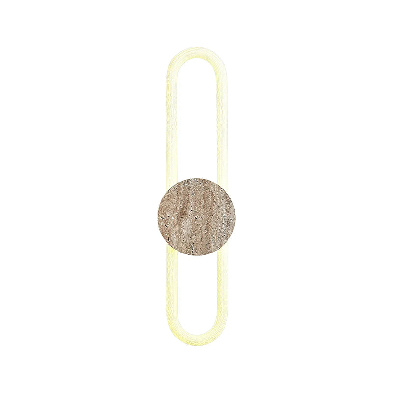 Long Strip Ra Travertine Wall Lamp | Korewolamp