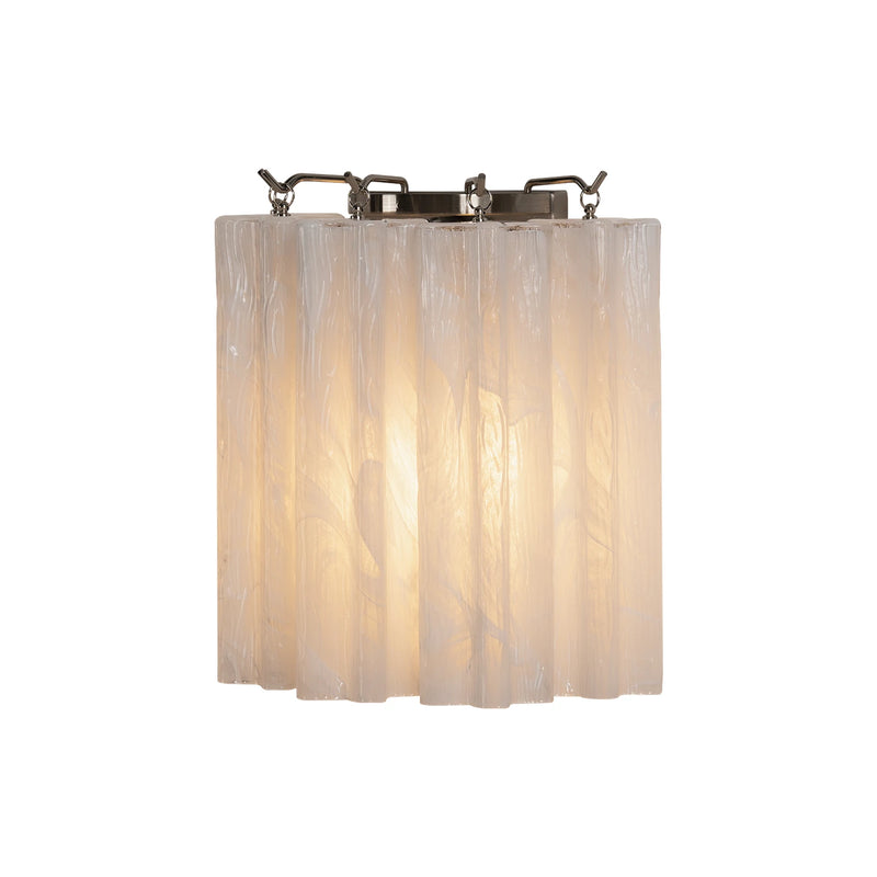 Lorelei Rippled Glass Curtain Wall Sconce | Korewolamp