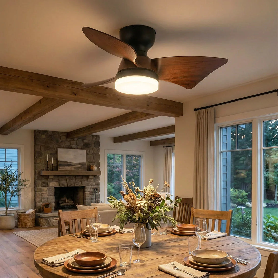 Minimalist Calix 3 Blade Ceiling Fan Light | korewo Lamp – korewolamp