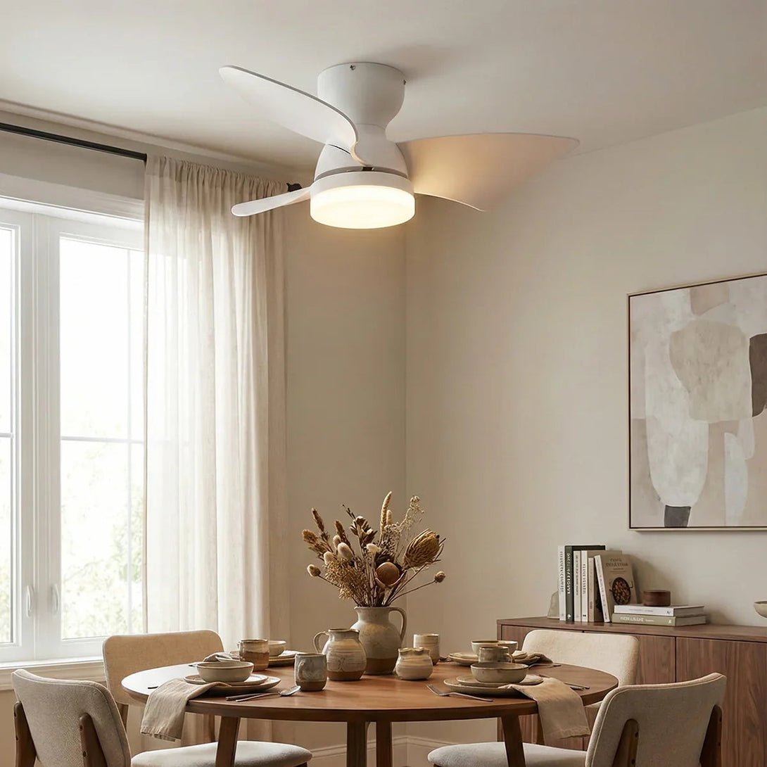 Minimalist Calix 3 Blade Ceiling Fan Light | korewo Lamp – korewolamp