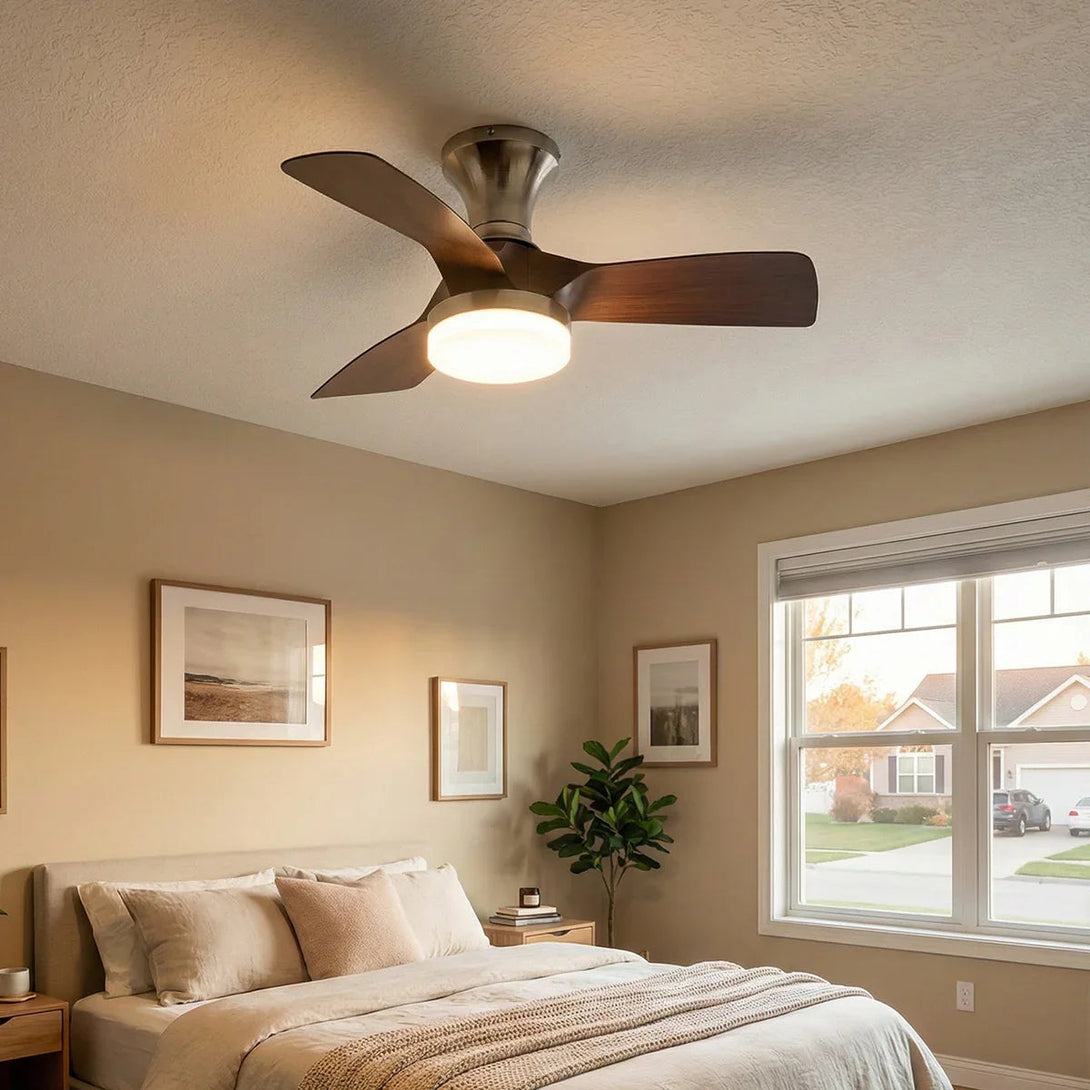Minimalist Calix 3 Blade Ceiling Fan Light | korewo Lamp – korewolamp