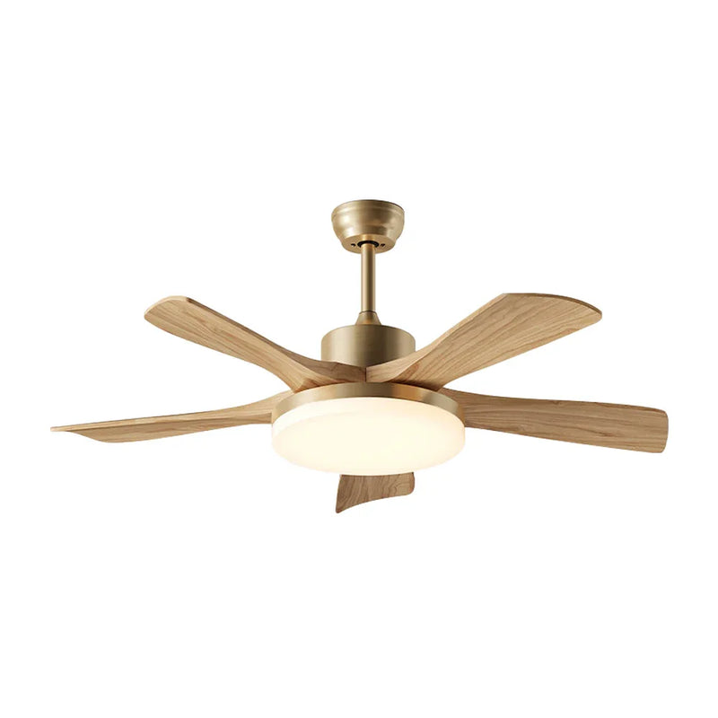 Minimalist Nordic Wooden Ceiling Fan Light | Korewolamp