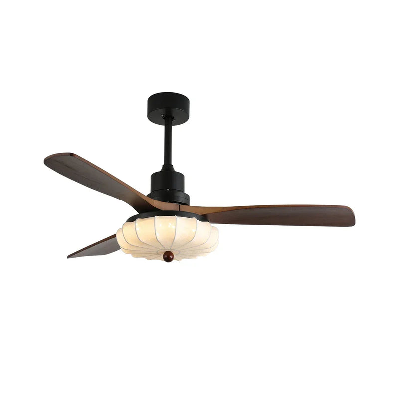 Modern Elira Flower Fabric Ceiling Fan Lights | Korewolamp