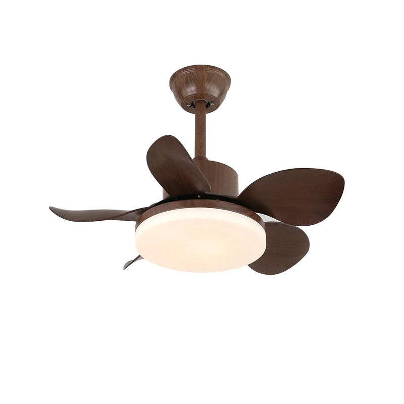 Modern Minimalist Walnut Ceiling Fan Light | Korewolamp