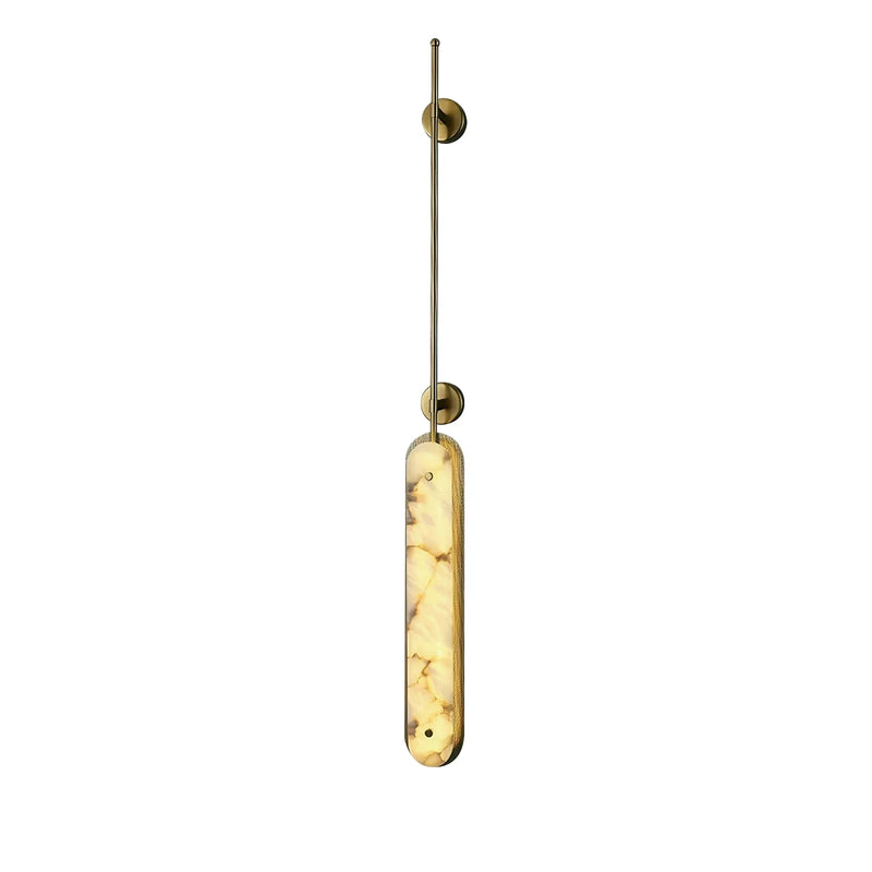 Oval Lysandra Alabaster Wall Sconce | Korewolamp