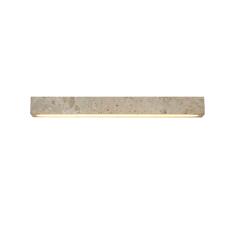 Rectangle Travertine Stravik Wall Light | Korewolamp