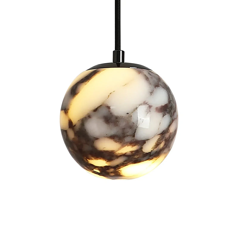 Spherical Marble Pendant Light | Korewolamp