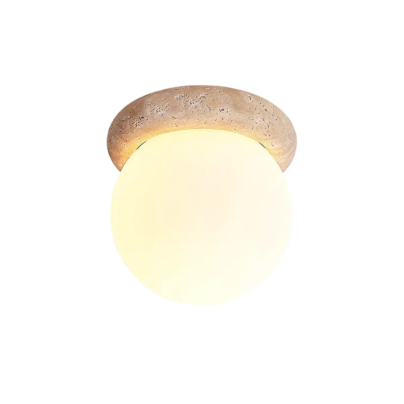 Travertine Asteroid Round Ceiling Lamp | Korewolamp