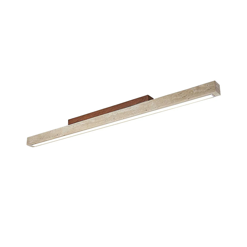 Travertine Column Rectangle Ceiling Light | Korewolamp