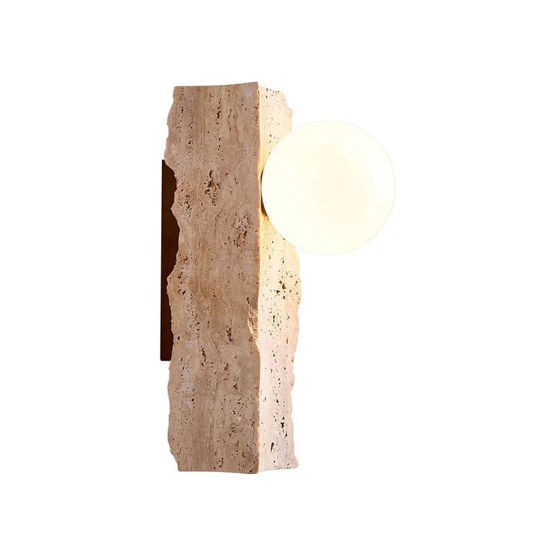 Travertine Daith Irregulate Wall Lamp | Korewolamp