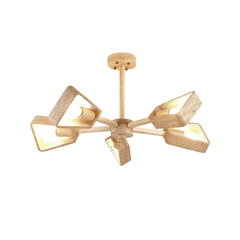 Travertone Geometry Elementa Chandelier | Korewolamp