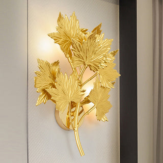 Maple Leaf Wall Sconce Light