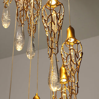 Modern branched chandelier