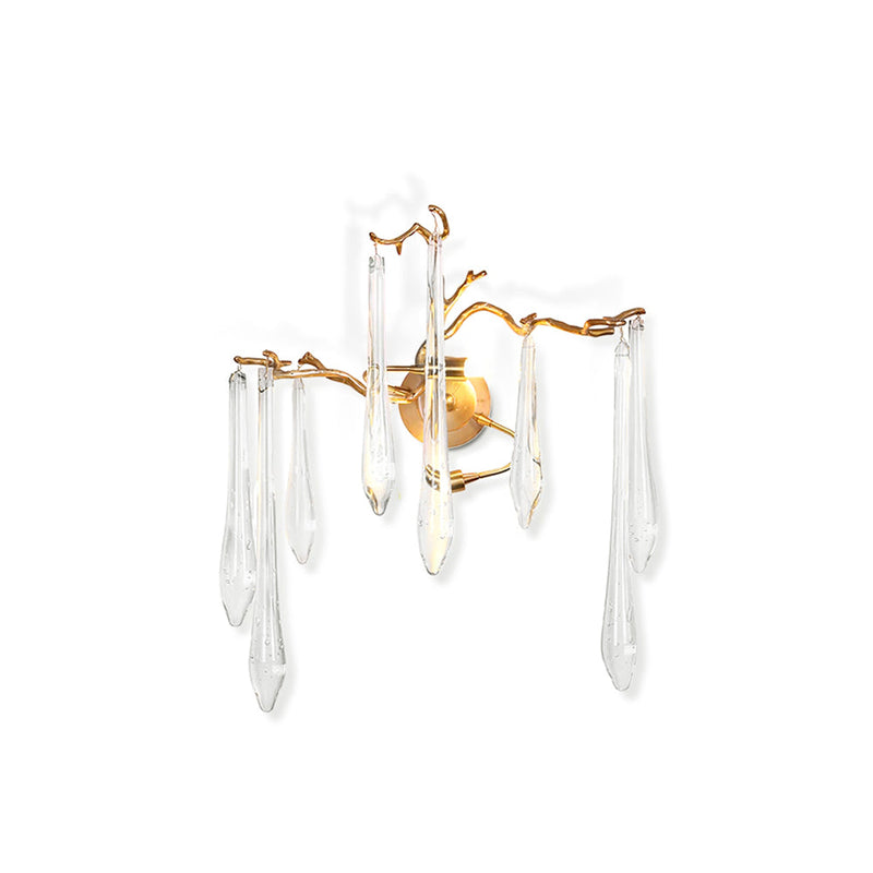 Aqua Salix Crystal Wall Lamp | Korewolamp