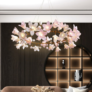Circular Blossom Chandelier