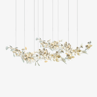 Double Layer Combination Gingko Chandelier