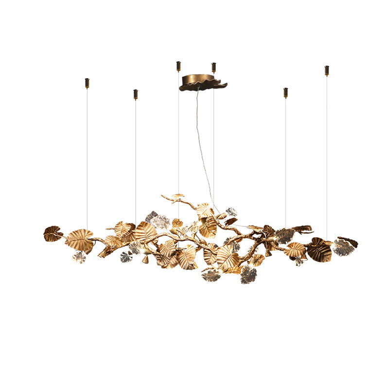 Gold Leaf Chandelier | Korewolamp