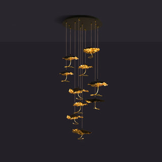 Brass Aviary Constellation Chandelier