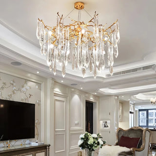 Icicle Crystal Chandelier