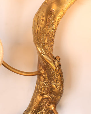 Lotus Brass Wall Lamp
