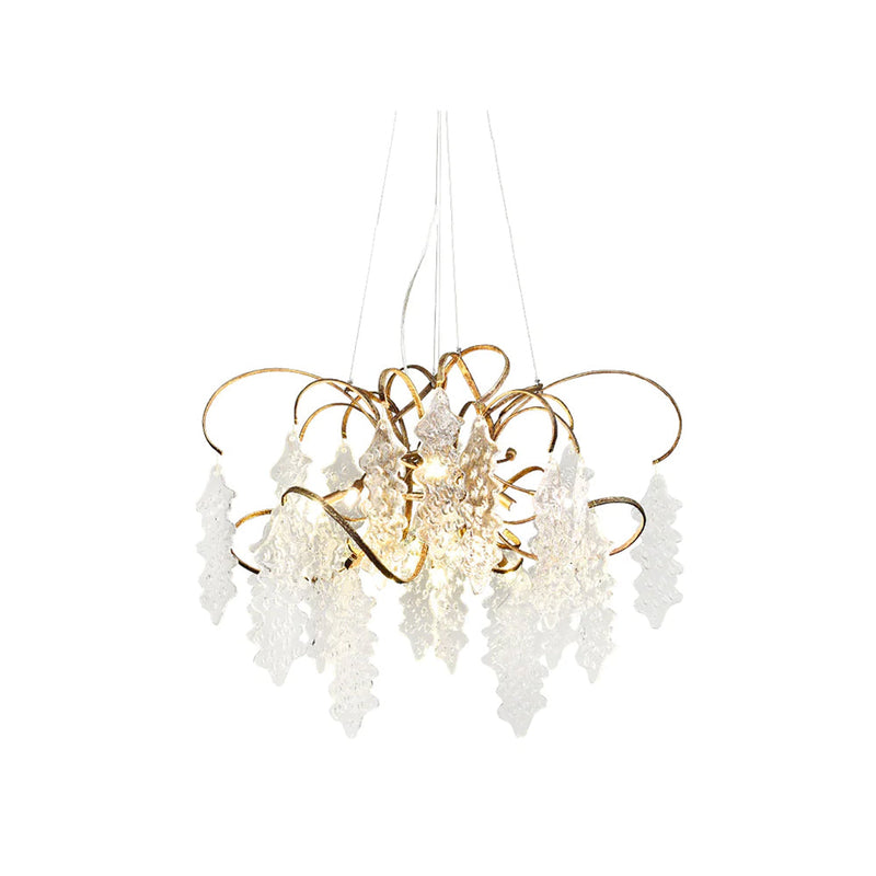 Luxury Niagara Round Glass Chandelier | Korewolamp
