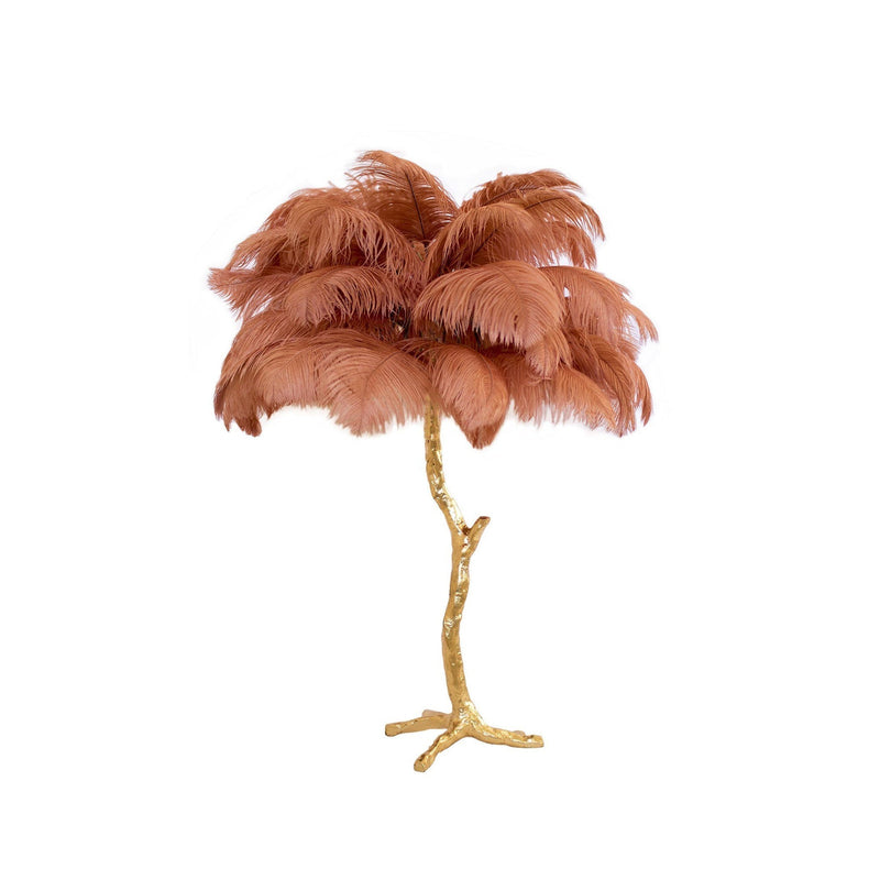 Ostrich Feather Table Lamp | Korewolamp